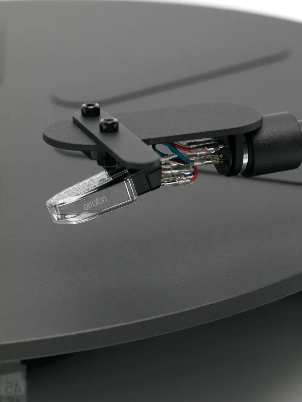 Transparent Turntable record player
