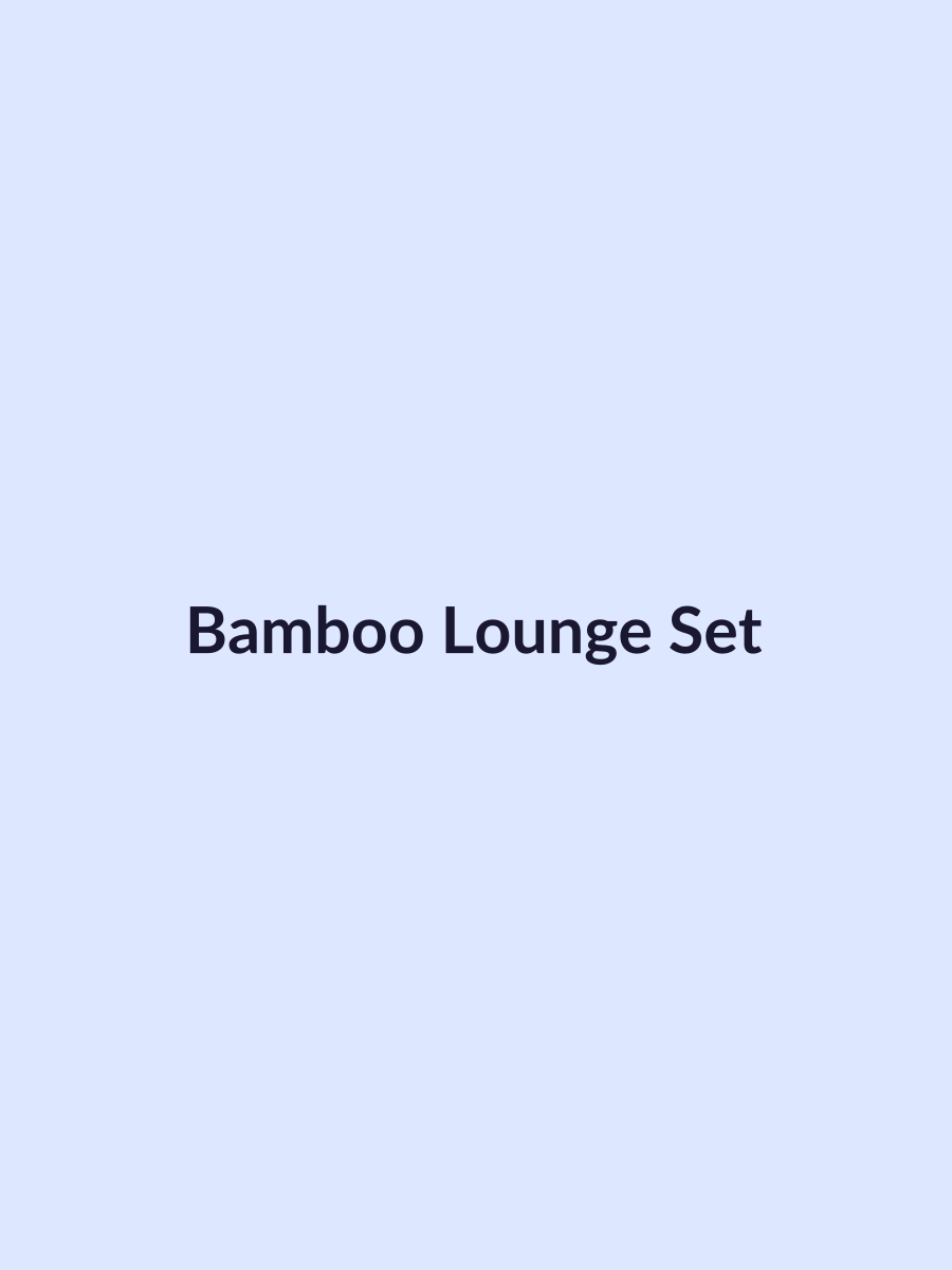 Bamboo Lounge Set