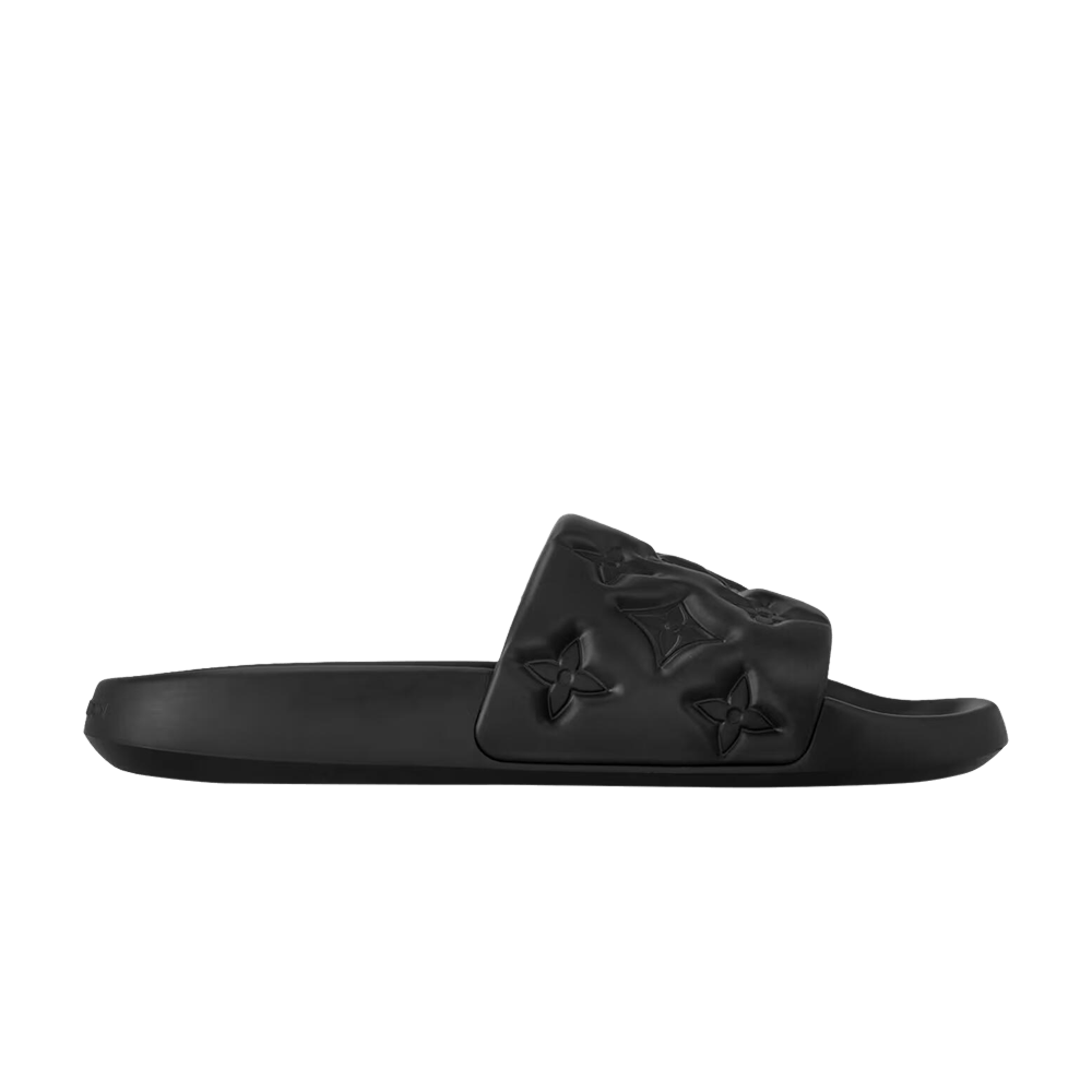 Louis Vuitton Waterfront Mule Monogram Embossed - Black