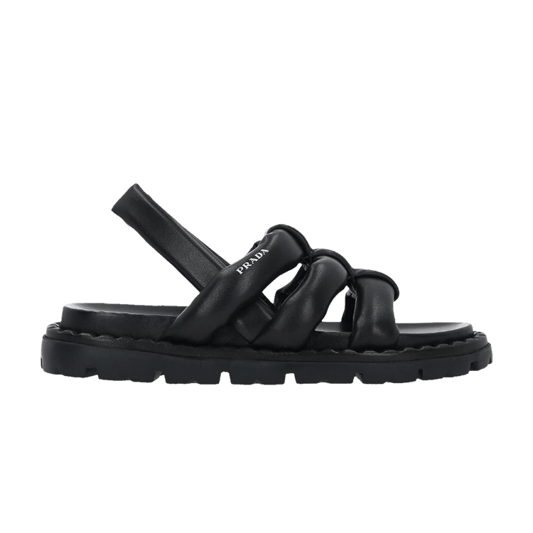 Prada Wmns Nappa Sandal 'Black'