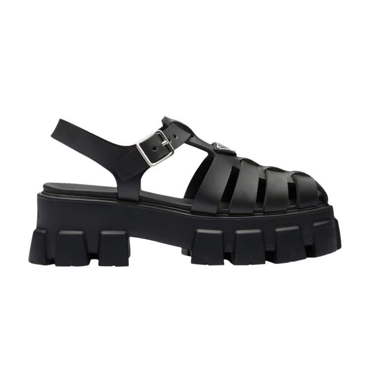 Prada Wmns Foam Rubber Sandal 'Black'