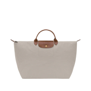 Longchamp Le Pliage Original M Handbag Pebble - Recycled canvas