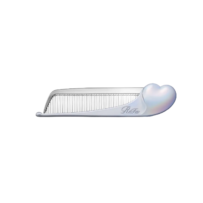 Refa Heart Comb Aira Silver