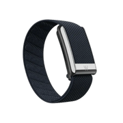 Whoop 5.0 Superknit Luxe Midnight with Titanium Band (12 Month Peak Subscription Included)