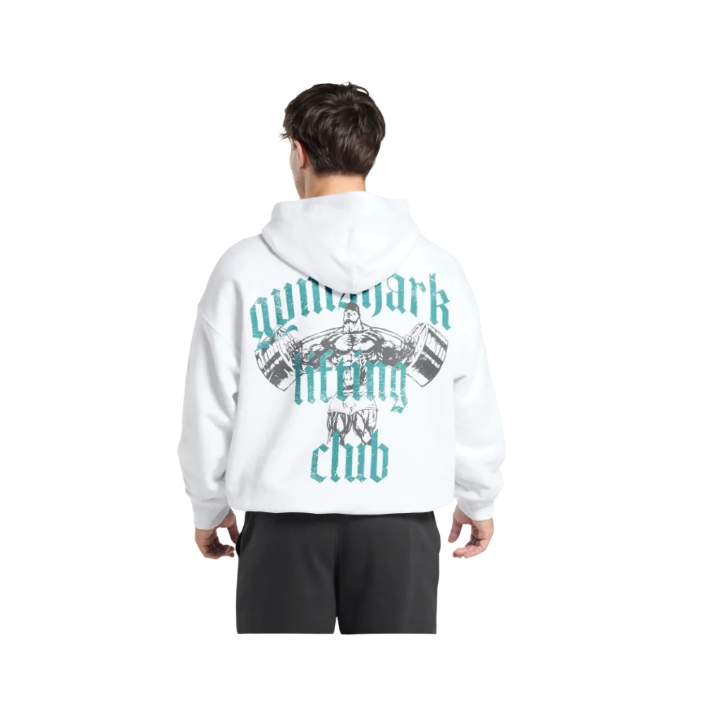 Gymshark Lifting Club Hoodie Oversized Fit White