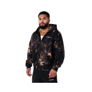 YoungLA Tree Camo Collection Zip Up Black Tree Camo