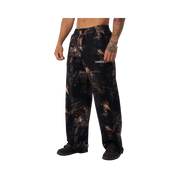 Young LA Tree Camo Collection No Cuff Sweats Black Tree Camo