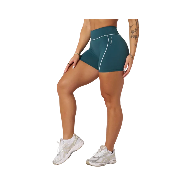 YoungLA Elevate outline Shorts 5" Teal