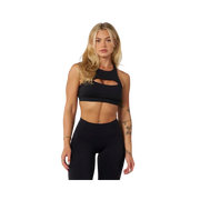 YoungLA Elevate cut-out bra Black