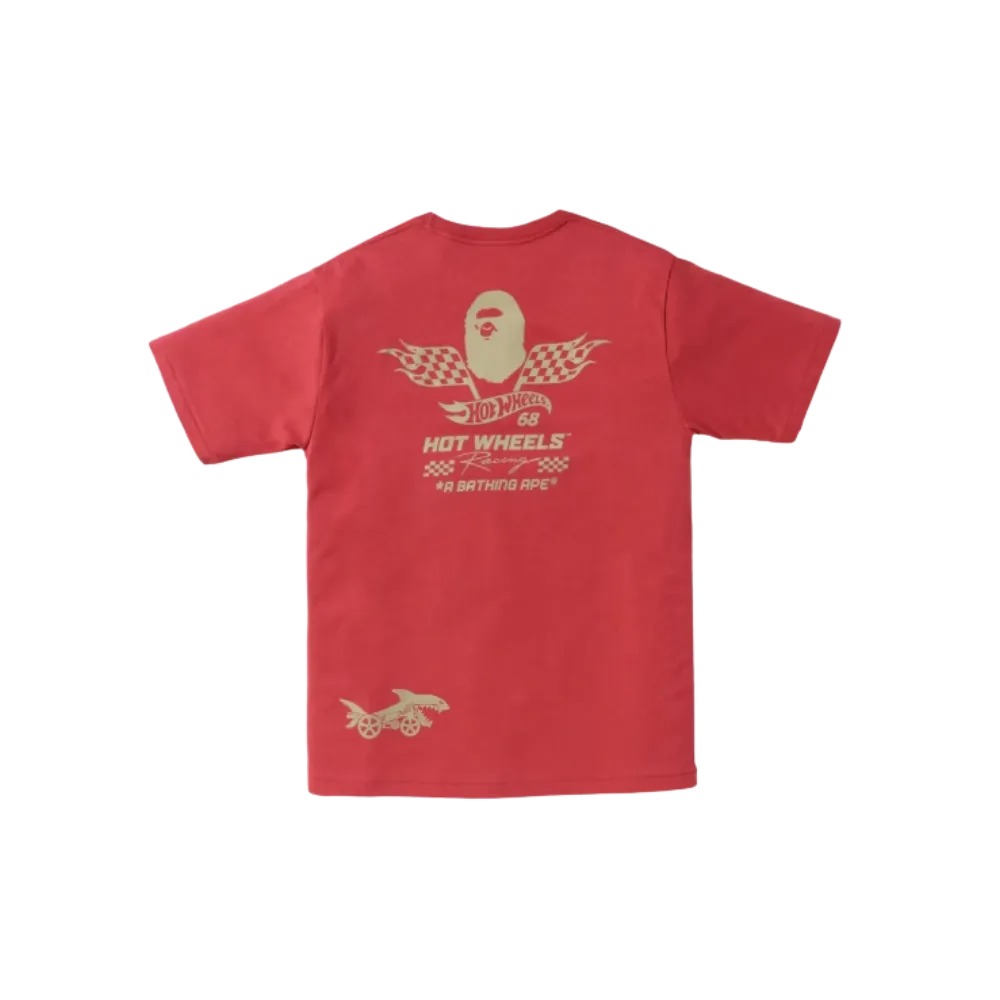 BAPE x Hot Wheels Car Exclusive T-Shirt Red