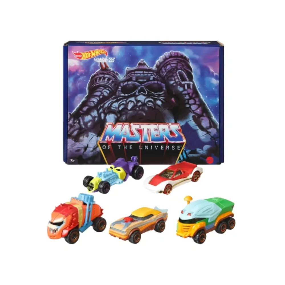 Hot Wheels Masters of the Universe Character Car Bundle 5-Pack