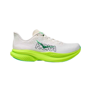 Hoka Mach 6 White/Neon Lime