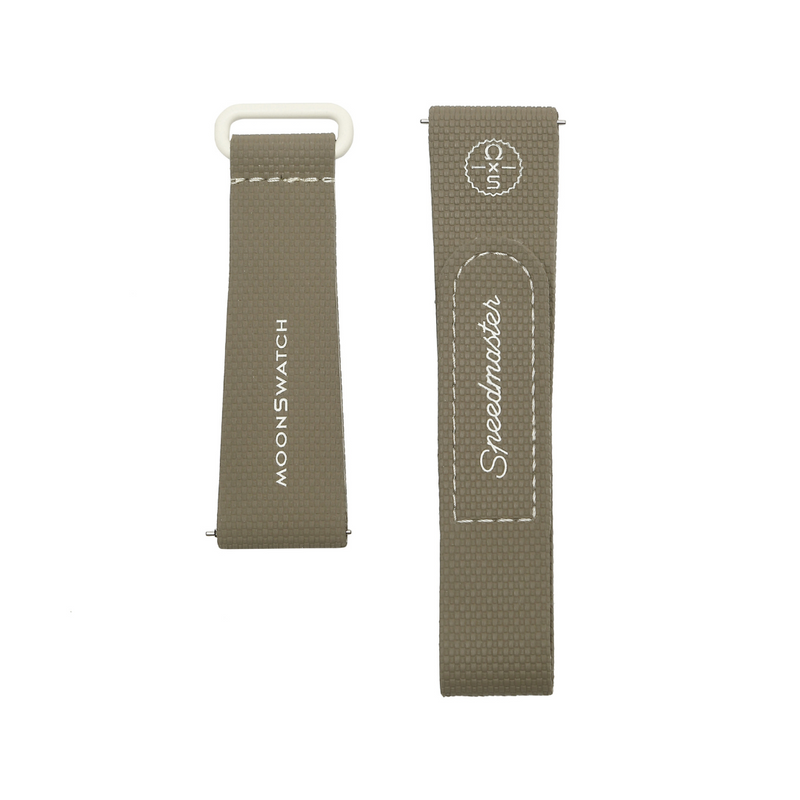 Swatch x Omega Bioceramic Moonswatch Dark Brown Sand Straps