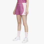 Nike MID-RISE FLEECE SHORTS { COSMIC FUCHSIA/PINK FOAM /COSMIC FUCHSIA