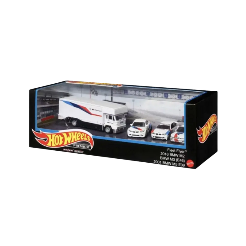 Hot Wheels Premium BMW Display Diecast Collection 4-Pack 1:64