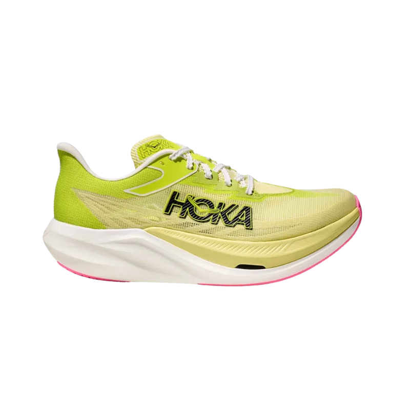 Hoka Rocket x 3 Sunlight/Neon Hoka Citrus