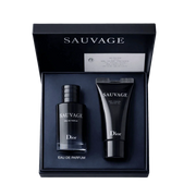 Dior Sauvage Men's Mini Travel Perfume & Shower Gel Gift Set (Perfume 10 ML / Lotion 0.34 Fl Oz)