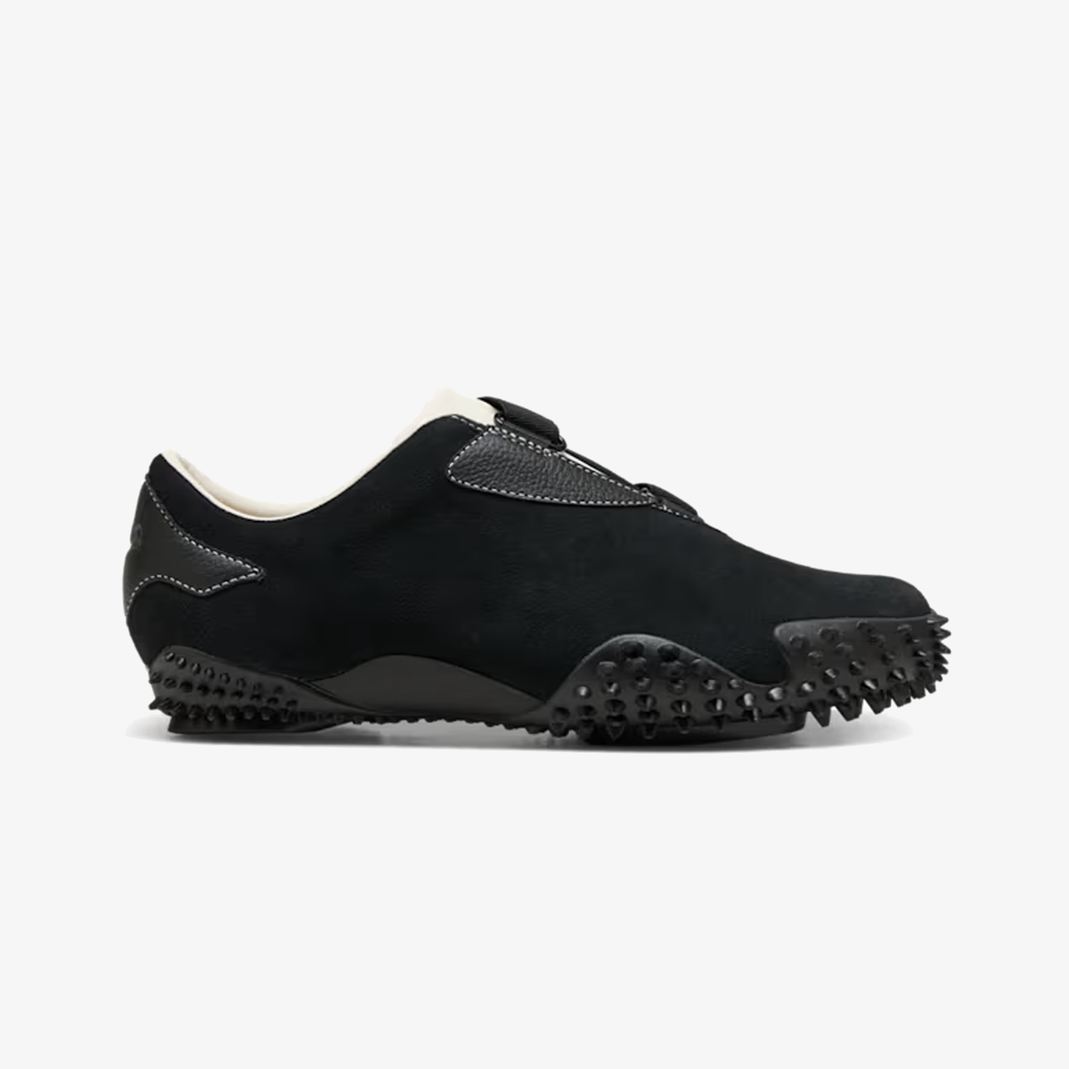 PUMA MOSTRO ICONS SUEDE { BLACK-FROSTED IVORY