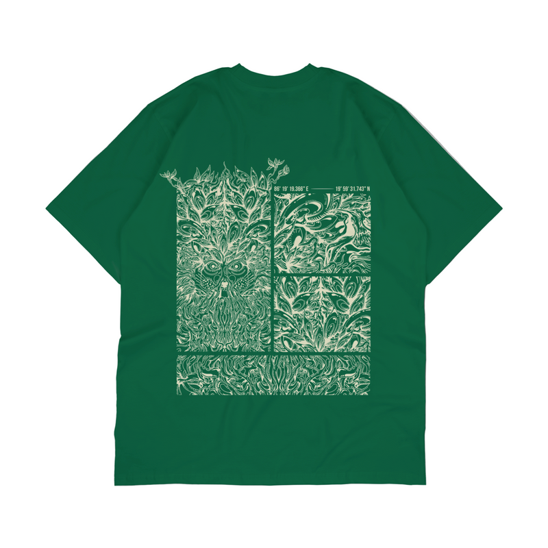 Green T-shirt | Thaely x Signature Packaged Drinking Water | Imagined by Santanu Hazarika