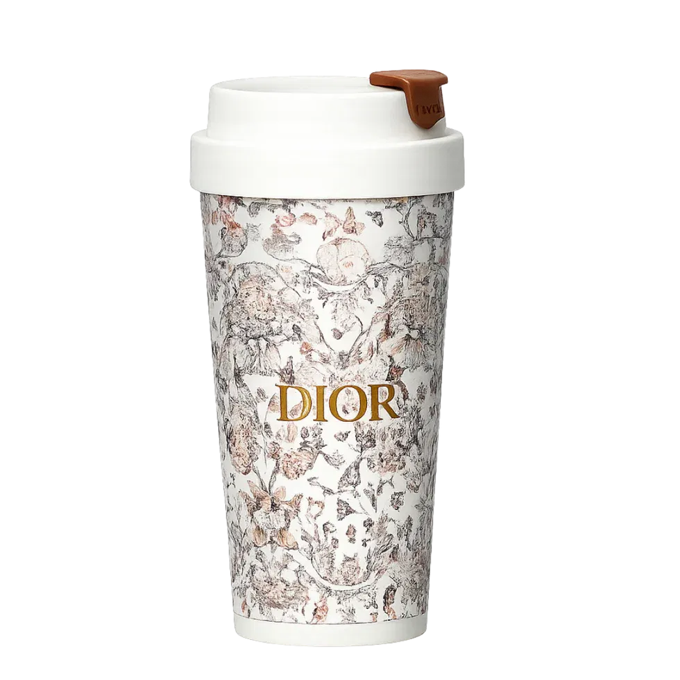 Dior Ceramic Around the World Butterfly Travel Mug