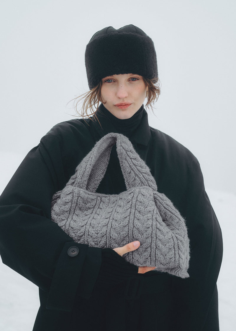 Polene Numero Neuf Large Merino Stone