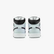 JORDAN AIR JORDAN 1 MID { BLACK/SQUADRON BLUE-AURA-WHITE