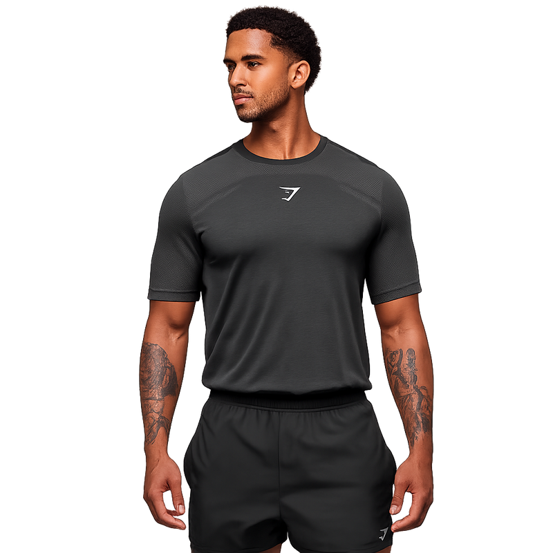 Gymshark Lightweight Seamless T-Shirt Black