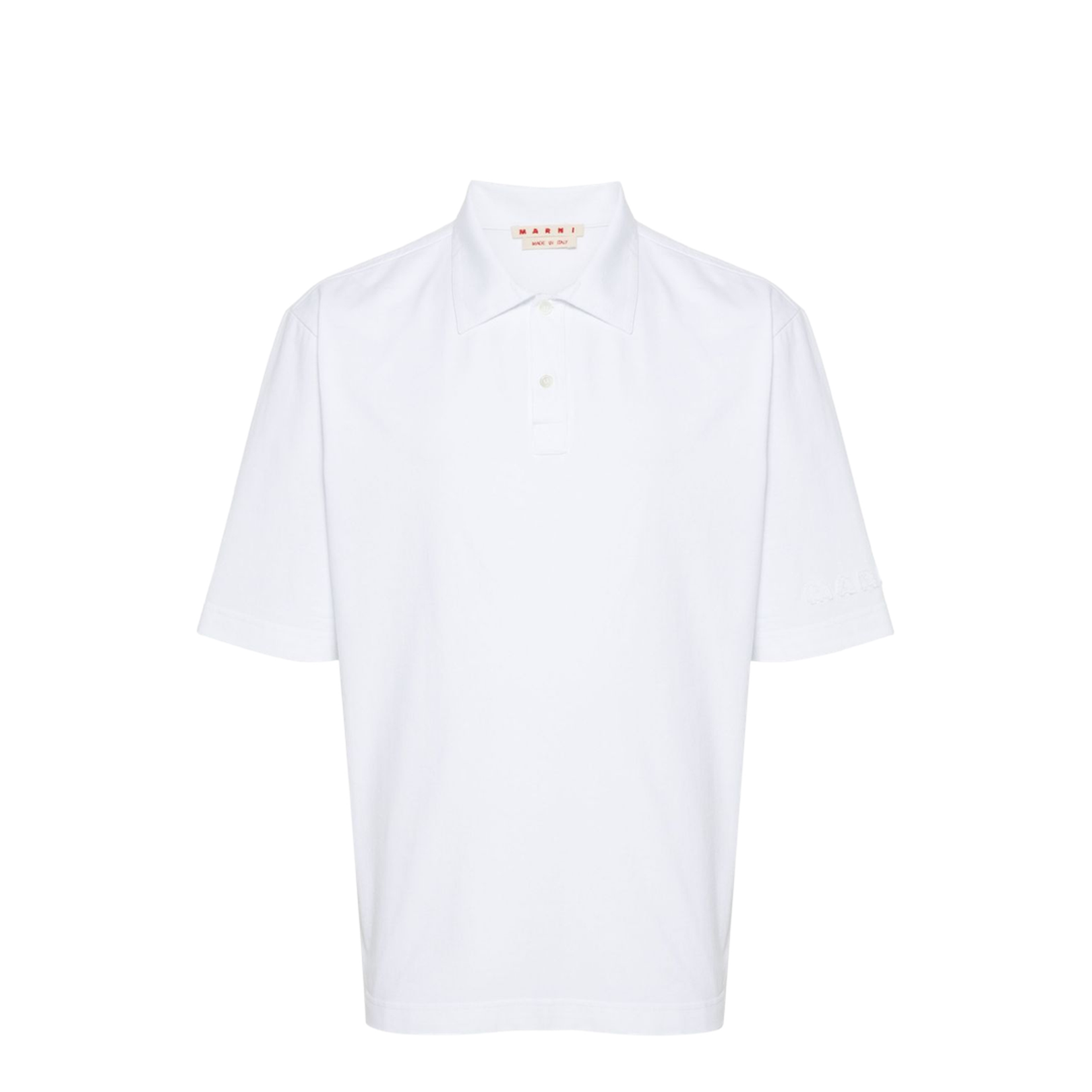 White Organic Cotton Polo