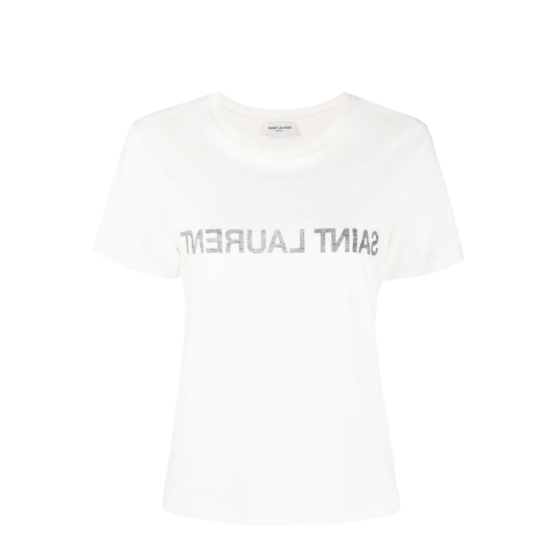 Reverse Logo-Print T-Shirt