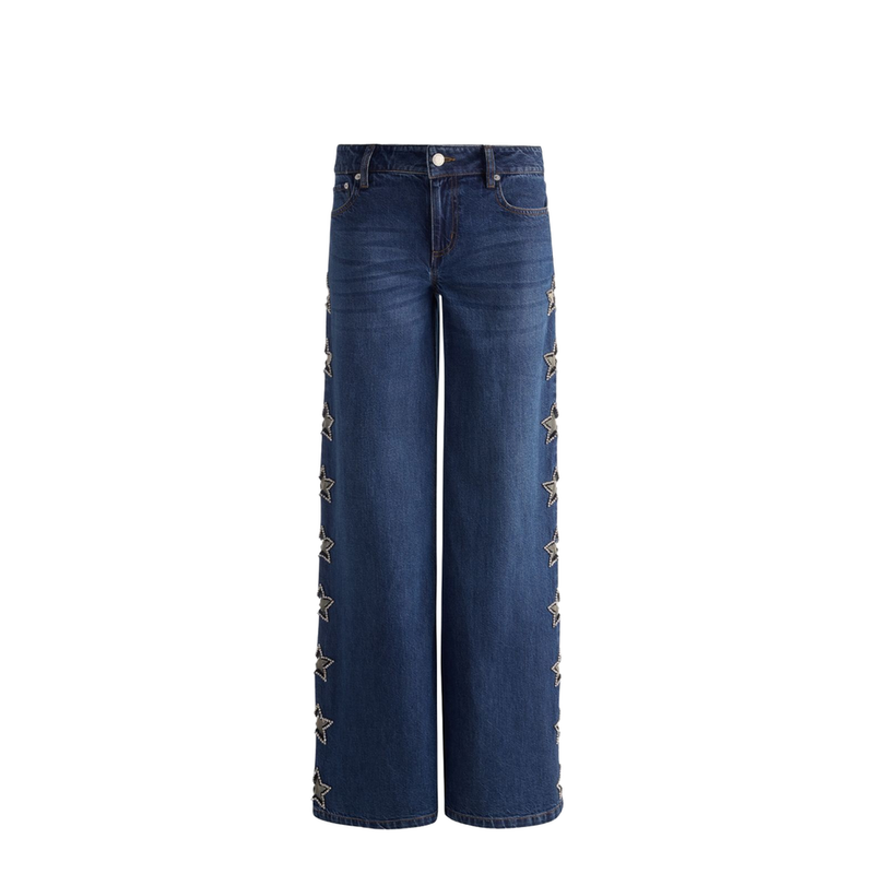 Amazing Embellished Jean In Dark Rinse