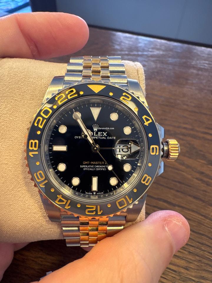 Rolex | GMT-Master II | 126713 | Steel | 40 mm | Gold/Steel | Black | Automatic