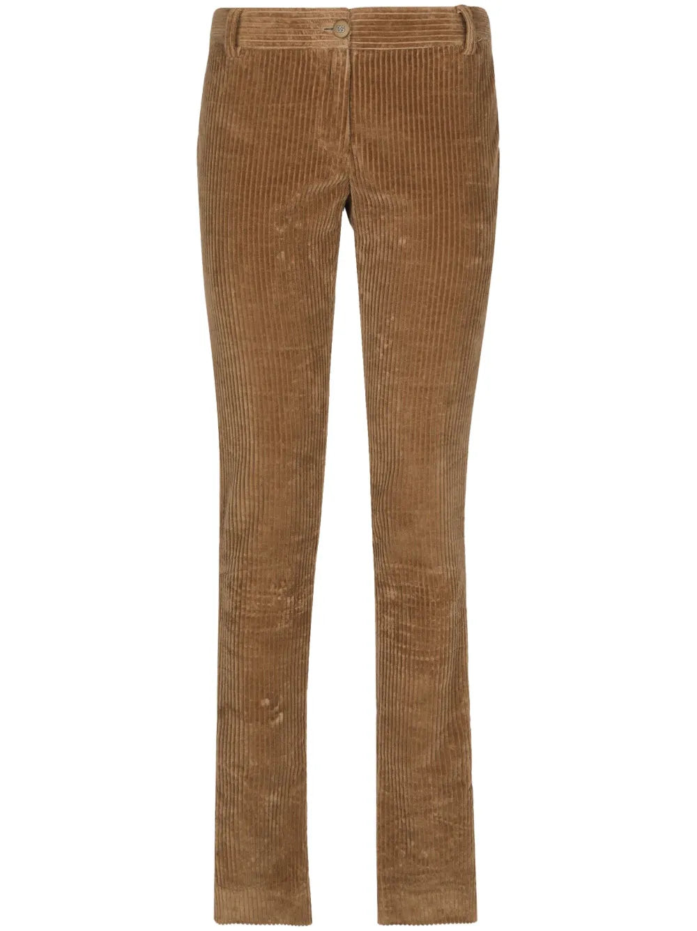 low-rise corduroy trousers