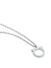 Gancini cable-link necklace