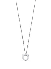 Gancini cable-link necklace