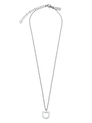Gancini cable-link necklace