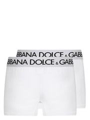 logo-print cotton boxers (set of two)