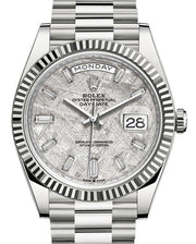 Rolex | Day-Date | 228239-0055 | White gold | 40 mm | White gold | Grey | Automatic