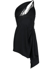 asymmetric mini dress