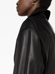 leather biker jacket