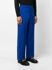 wide-leg tailored trousers