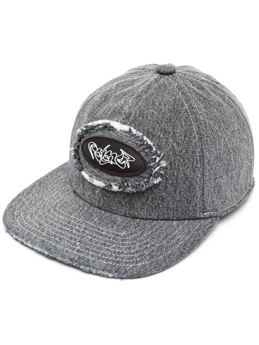logo-patch cotton cap