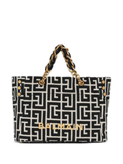 logo-plaque tote bag