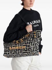 logo-plaque tote bag