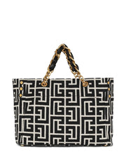 logo-plaque tote bag