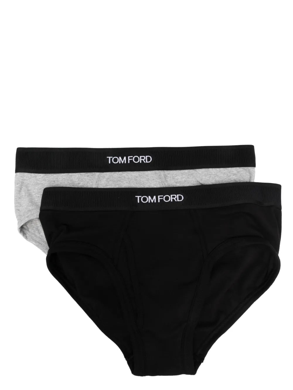 logo-waist cotton briefs (pack of two)