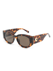 Debbie oval-frame sunglasses