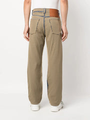 ripstop straight-leg trousers