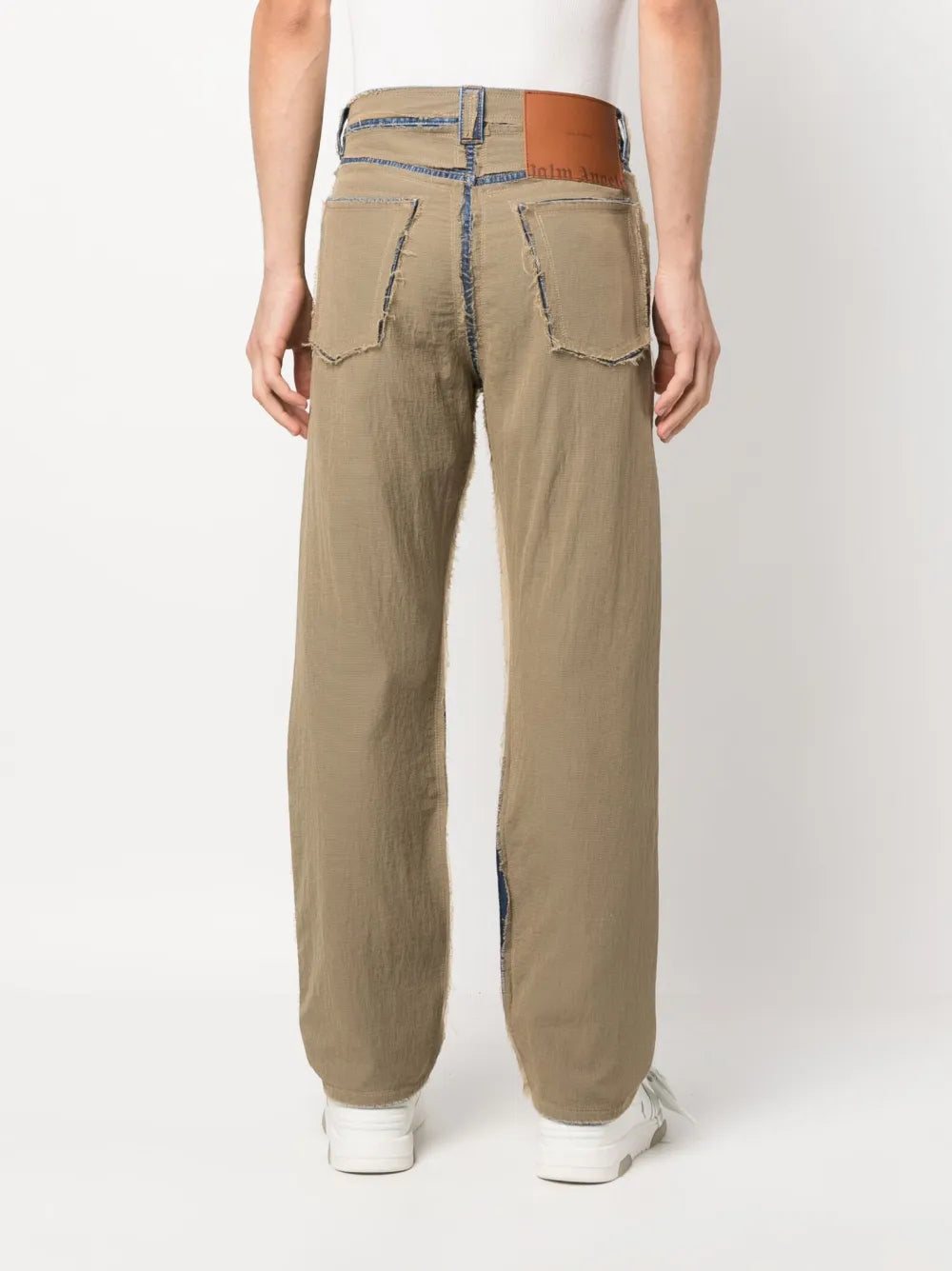 ripstop straight-leg trousers