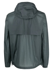 logo-patch hooded jacket