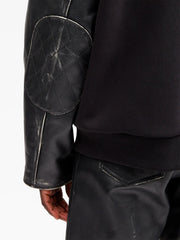 zip-up hooded jacket